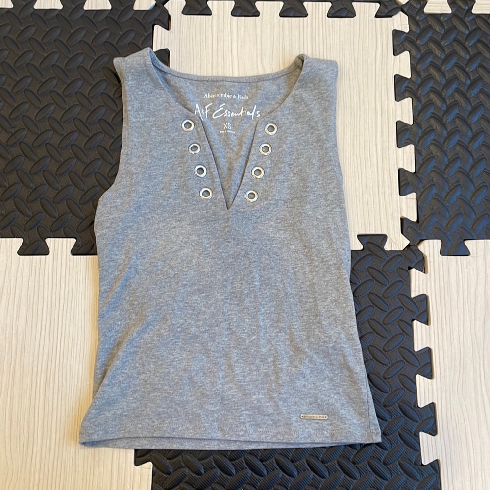 abercrombie-fitch-button-up-tank-tops-camisoles
 essentials tank top size XS